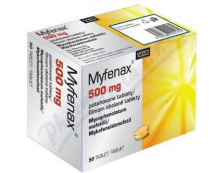 Myfenax 500mg. 50 tablets